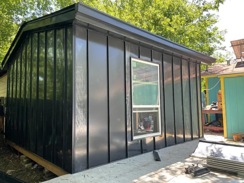 Black standing seam metal wall panels for Roof Inspection in Kimberly